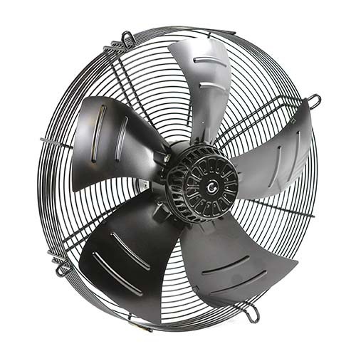 Вентилятор осевой YWF2E-200S-92/15-G вытяжной на сетке (730 м³/ч)