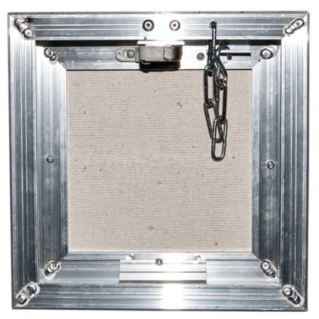 Люк ревизионный D Ceramo 600х300 скрытый монтаж съемный алюминий EVECS