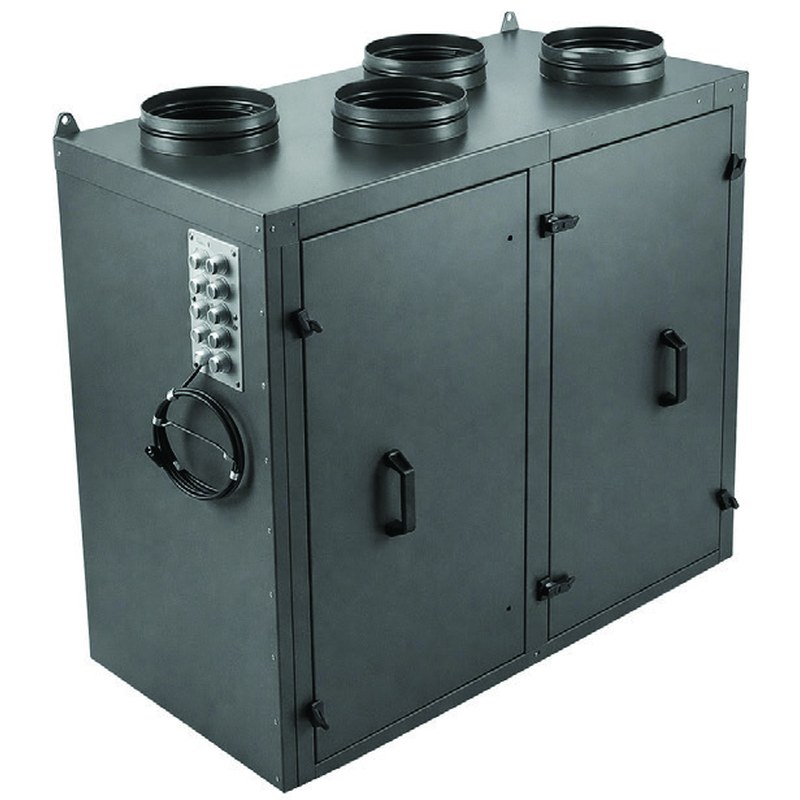 Приточно-вытяжная установка с роторным рекуператором RWN-RR-2700(50c)-ЕС-W-Vertical(N)