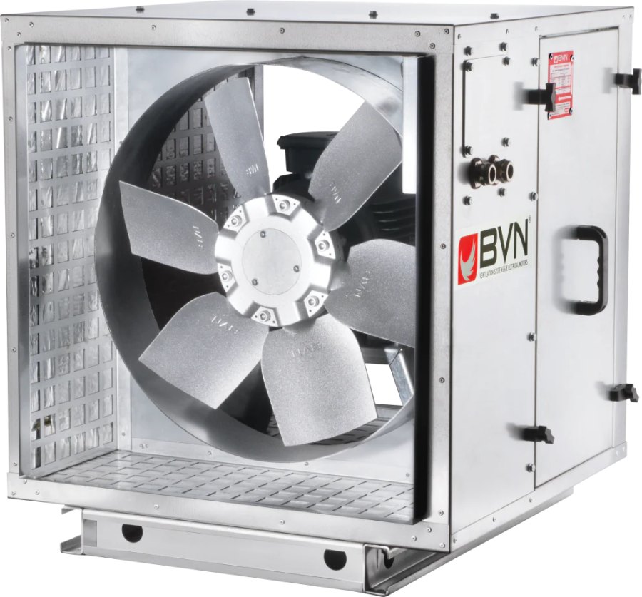 Шумоизолированный канальный осевой вентилятор дымоудаления ARMO-C 1000/5